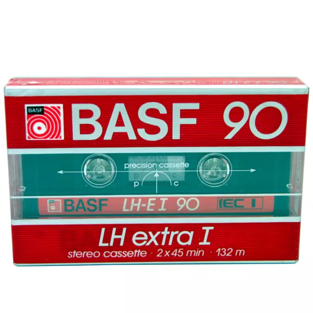 ⭐⭐⭐Basf Lh Extra I 90 Blank Audio Cassette Tape (1985) Brand New And Sealed