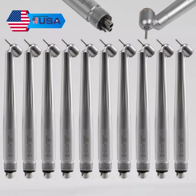 NSK Style Dental Surgical High Speed 45°Degree Handpiece Push 4Hole handpiece Qa