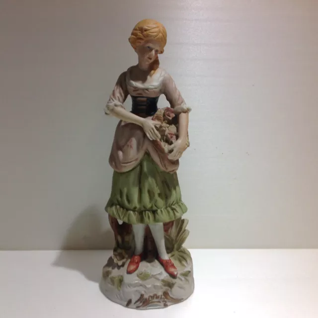 ancienne statuette  figurine en biscuit Capodimonte  R  Italy