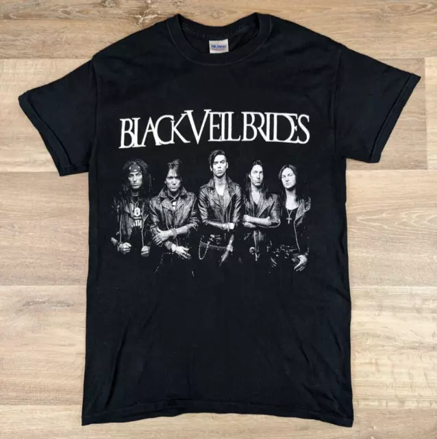 Black Veil Brides Small T-Shirt 2014 UK Tour Rock T Black