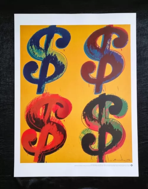 Andy Warhol "Dollaro, 1982" Poster vintage - The Andy Warhol Foundation © 2000