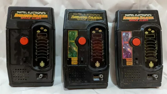 MATTEL BATTLESTAR GALACTICA Space Alert Handheld Electronic Video