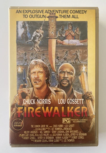 FIREWALKER [VHS] VESTRON Video Cannon Films Big Box Ex-Rental Tape ...