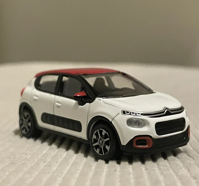 Miniature Norev 1/43 – Citroën C Zéro Blanche – En Boîte – Occasion