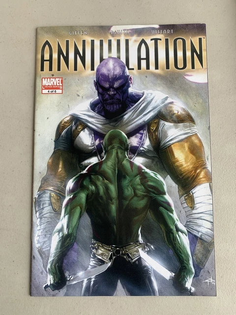 ANNIHILATION # 4, Death Of Thanos, Drax Cover, Marvel Comics 2007
