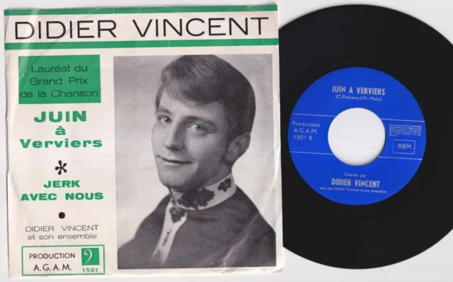 Didier VINCENT * Belgian 1967 Raw Private GARAGE FREAKBEAT 45 * Listen!