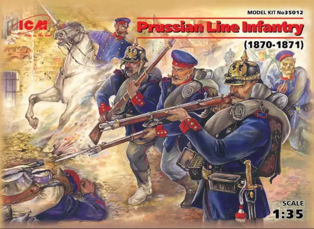 ICM 35012 1:35 Preußische Linieninfanterie 1870/1971