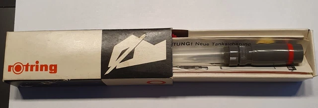 Rotring Foliograph 0,5mm Zeichenkegel mit Tank und Kappe neu