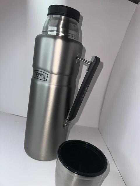 Thermos Stainless King Vacuum Insulated Beverage Bottle - Matte Steel, 68oz...