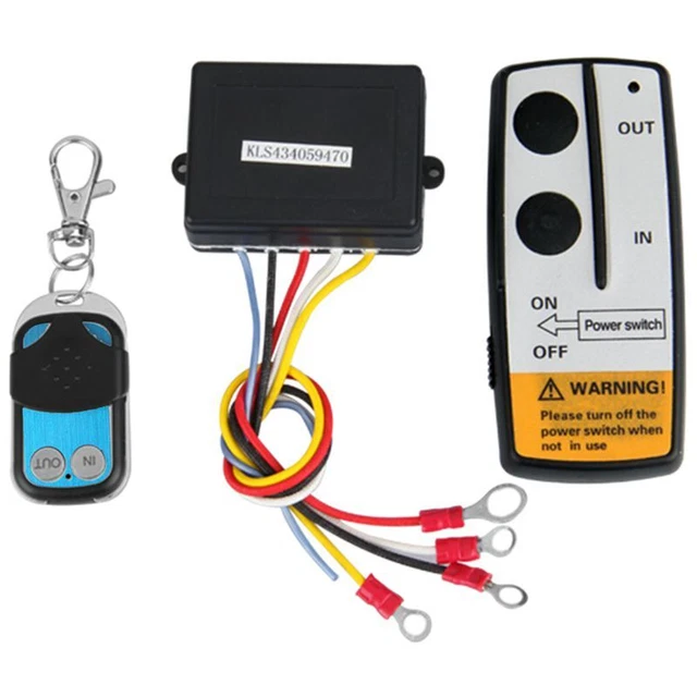 4X(Ensemble de Télécommande de Treuil 12V 12Volt 50Pied Pour Camion 7)
