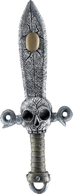Pirate Dagger Toy Knife Prop Silver Fancy Dress Up Halloween Costume Accessory