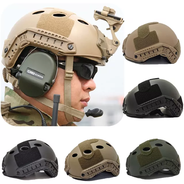 Outdoor Airsoft Paintball Tactical Military Gear Combat Fast Helmet Cover Tools~