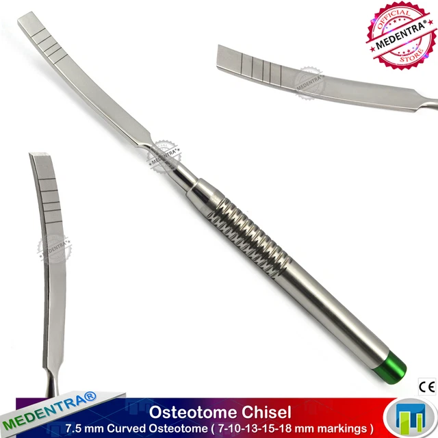 Ridge Split Instruments MEDENTRA® IMPLANT CHISELS Osteotome Bone Expansion Ridge Splitting ...