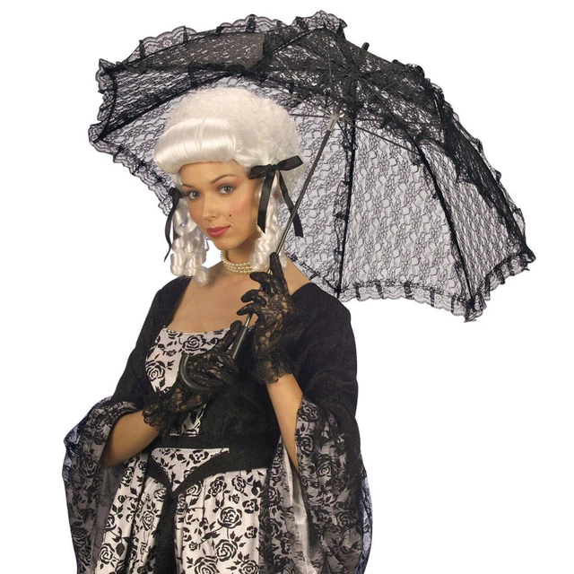 Ombrellone in pizzo nero ombrellone ombrellone barocco ombrellone costume accessori