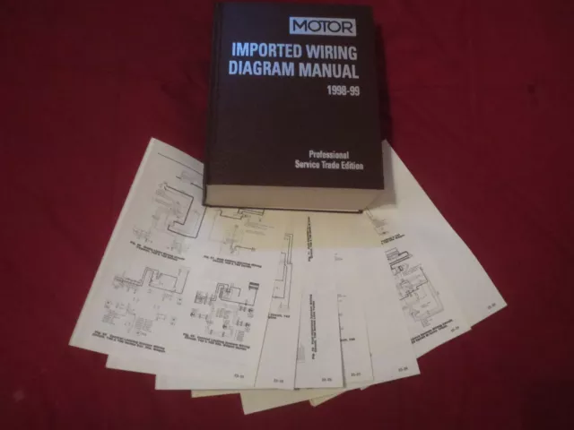 1998 1999 Subaru Impreza Wiring Diagrams Schematics Set