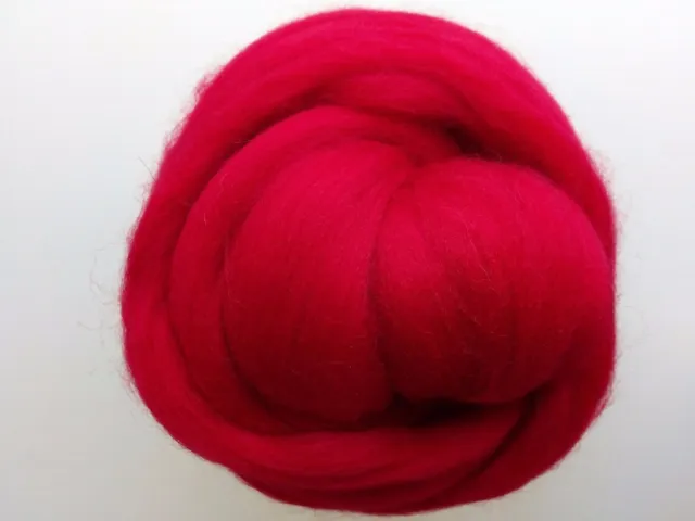 Prendas para el torso itinerante rojo escarlata* 100 % lana merino para fieltro, 50 g 3