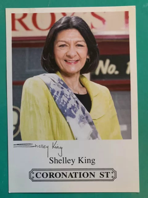 Shelley King TV Actress (Coronation Street) Pre-Printed Cast Card