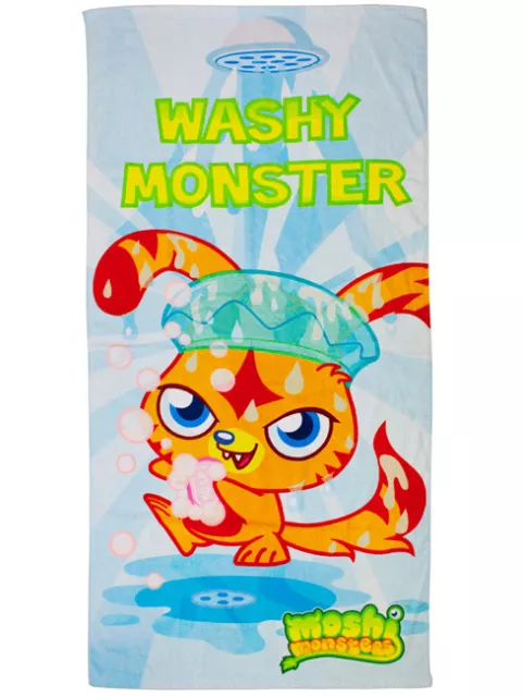Moshi Monsters Beach Towel 100% Cotton Official Moshy Monsters Gym Pool New