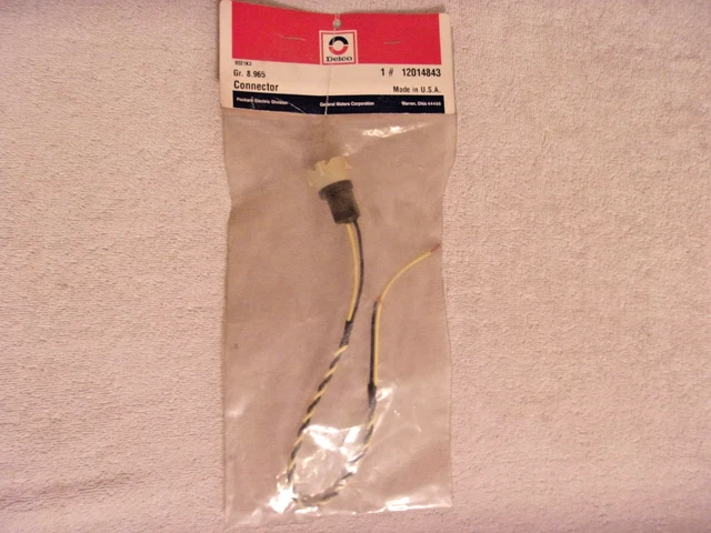 NOS GENUINE GM Engine Coolant Temperature Sensor Connector #12014843 ...