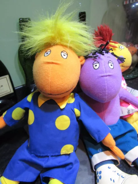 Three (x3) Collectable Tweenies Soft Toys Jake, Milo & Fizz - Sold A/F 2