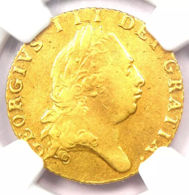 1797 Britain George III Gold Half Guinea 1/2G Coin. Certified NGC XF Detail (EF)