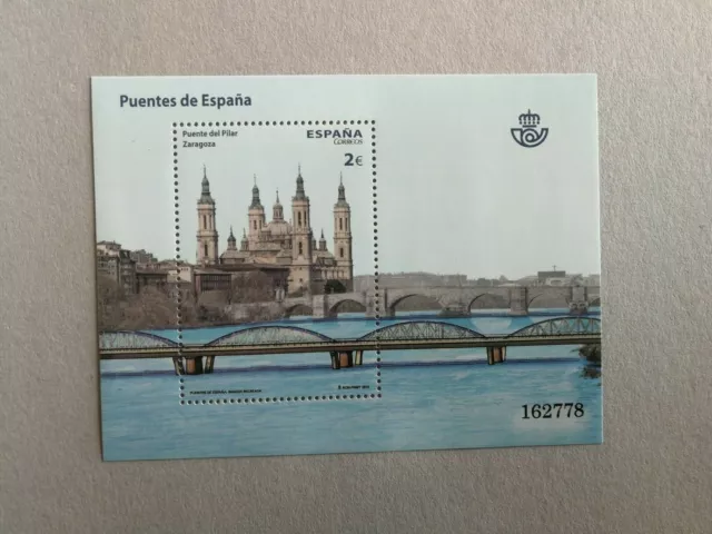 Sellos de España. Año 2013. Nuevos. MNH. HB puentes de España