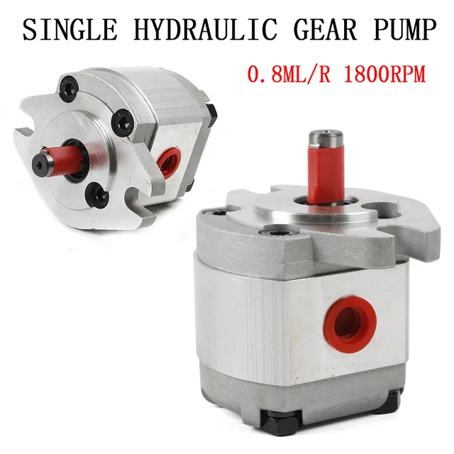 MINI HYDRAULIC GEAR Pump High Pressure Gear Pumps 0.8ML/R 4300RPM 21MPa