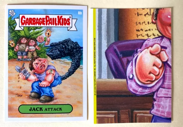 2023 TOPPS GPK PRIME SLIME TRASHY TV WAVE 2 CARD 8b JACK ATTACK PR=1864