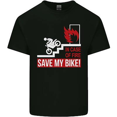 EMERGENZA MOTO BIKER MOTO DA UOMO COTONE T-Shirt Tee Top
