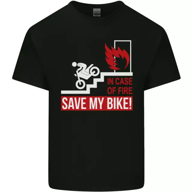 T-shirt top moto di emergenza motociclista moto da uomo cotone