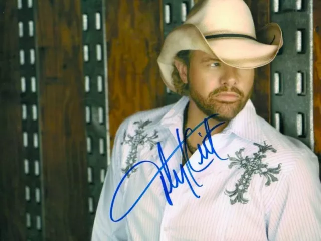 Toby Keith  8.5x11 Signed Photo Reprint