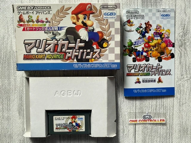 Nintendo GBA Game Boy Advance Mario Kart Advance & F-ZERO set from Japan 3