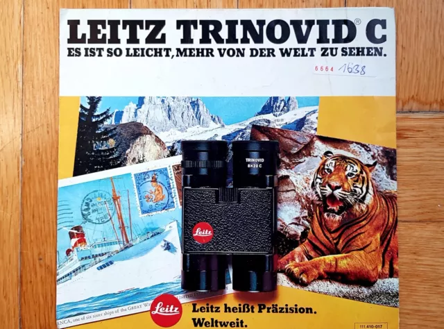 Leica Leitz Trinovid C  - Prospekt - Text:deutsch - Classic-Camera-STORE