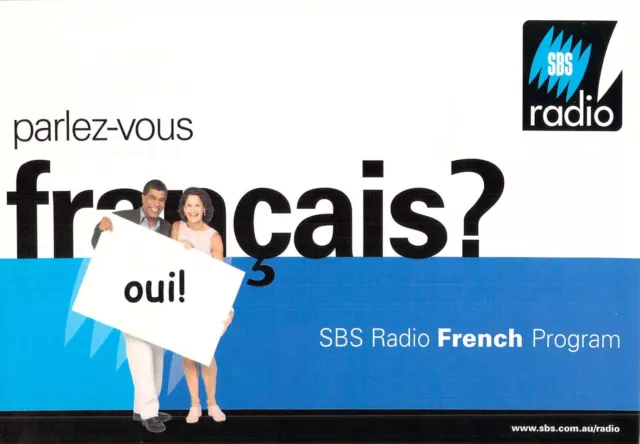 V09816 Australia Avant Card #9816 SBS Radio French Program postcard