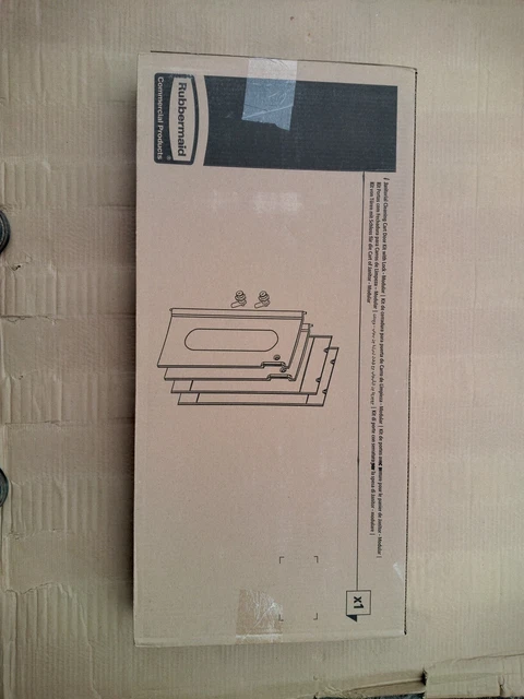 Rubbermaid Commercial Janitorial Cleaning Cart Door Kit With Lock - Modular!