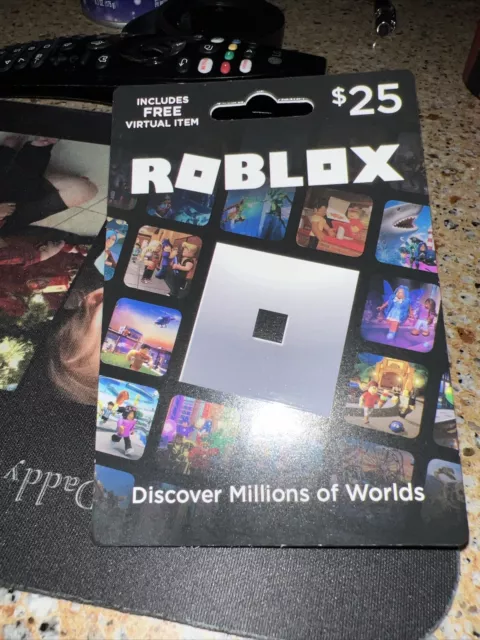 Roblox $50 Physical Gift Card [Includes Free Virtual Item] Roblox