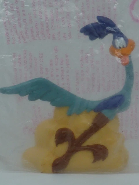 Figurine Ancienne Bip Bip Et Vil Coyote Warner Bros - PVC - Occasion