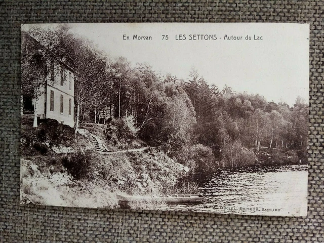 Cpa Les Settons Autour Du Lac