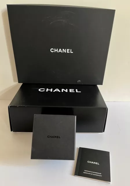 CHANEL GIFT BOXES, Bags Authentic Black & White NEW (large, Small, Clutch,  Bag) $55.00 - PicClick