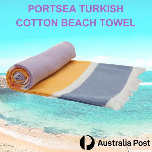 Lightweight Sorrento Turkish Cotton Beach Towel - Summer