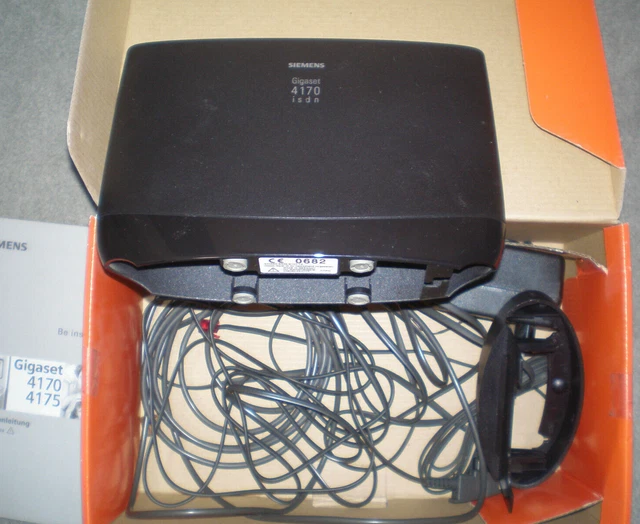 SIEMENS GIGASET ISDN 4170 Telefonsystem Basisstation, für bis zu 8 ...