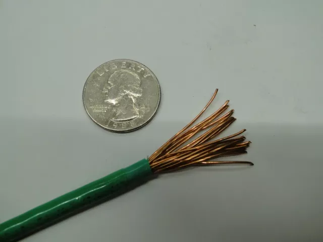 8 AWG Copper THHN THWN-2 Building Wire Green / Per Foot - CERRO Wire 8 AWG Copper THHN THWN-2 Building Wire Green / Per Foot - CERRO Wire