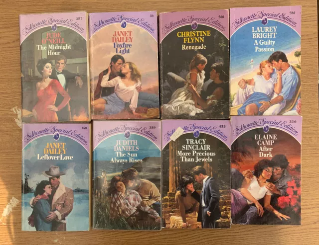 Job Lot Of 8 Silhouette Special Edition Romance Books