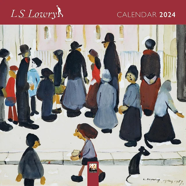 L.S. LOWRY 2024 MINI WALL CALENDAR 7x7 BRAND NEW 174708 9.95