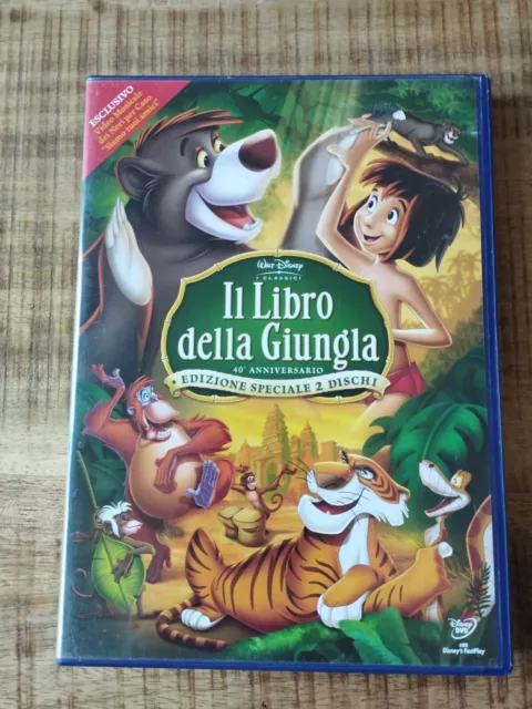 The Jungle Book WALT DISNEY Limited Special - 2 X DVD Region 2 English Italian
