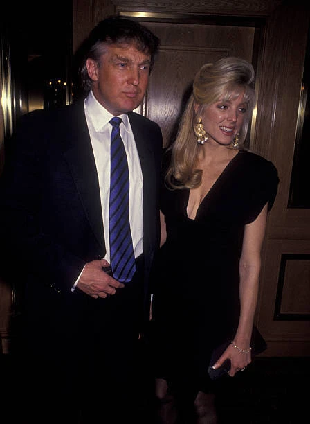 DONALD TRUMP MARLA Maples at 80th Birthday Party for Joey Adam- 1991 ...