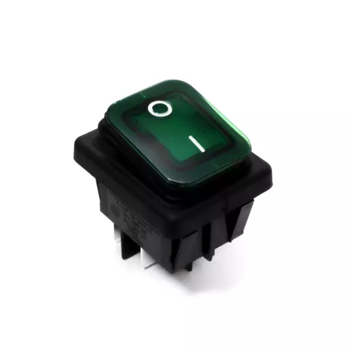 Part#OX91031 BIPOLAR GREEN LIGHT SWITCH 16A 63mm. All Offers Considered