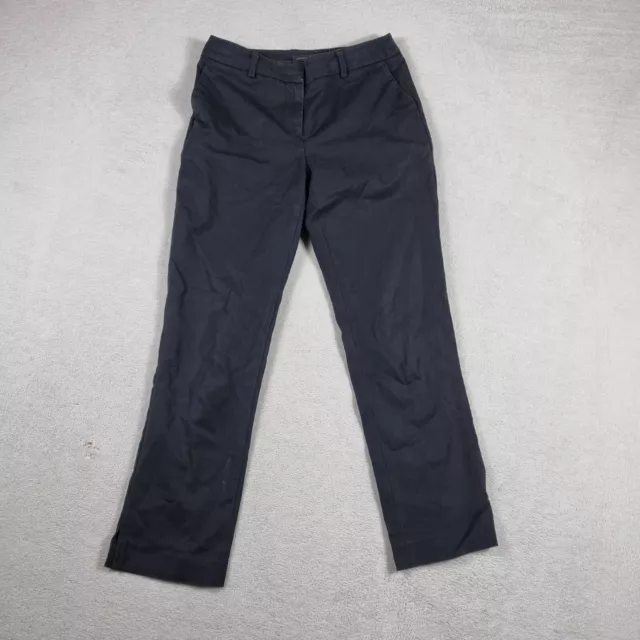 Sportscraft Womens Chino Pants Size 6(AU) or 28W 25L Black Straight Relaxed Fit