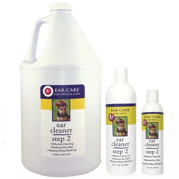 R7 Step 2 pro Limpiador de Oídos para Perros y Gatos Gentle Cuidado Del Ayuda -