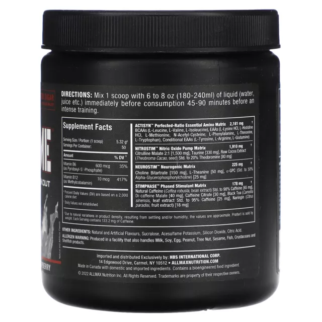 Muscle Prime, Advanced Grade Pre-Workout, White Raspberry, 9.4 oz (266 g) 2